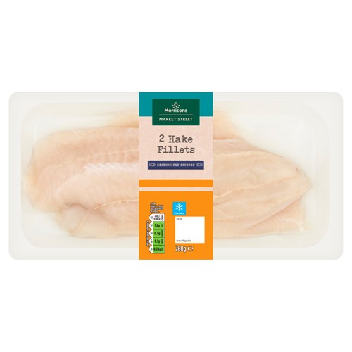 Morrisons Market St Hake Fillets 260g