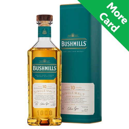 Bushmills Malt 10 Year Old Irish Whiskey