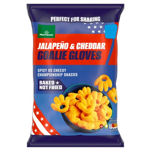 Morrisons Cheesy Jalapeno Goalie Gloves   140g