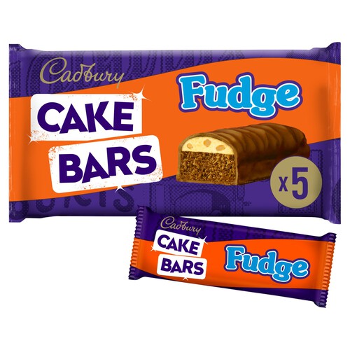 Cadbury Cake Bars Fudge