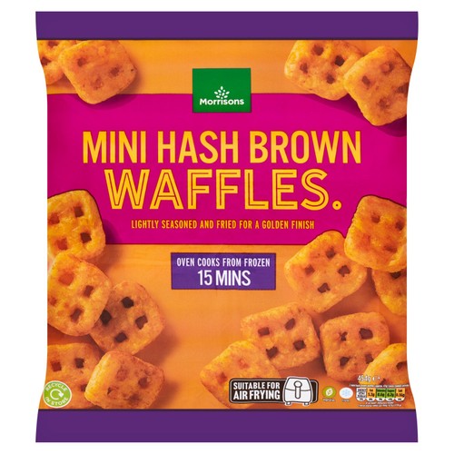 Morrisons mini hash brown waffles