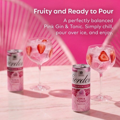 Gordons Pink Gin & Tonic 