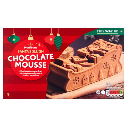 Morrisons Santa's Sleigh Chocolate Mousse