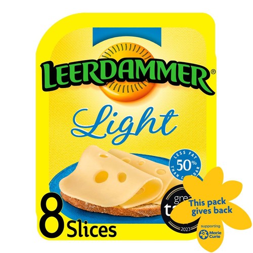 Leerdammer Light Cheese 8 Slices