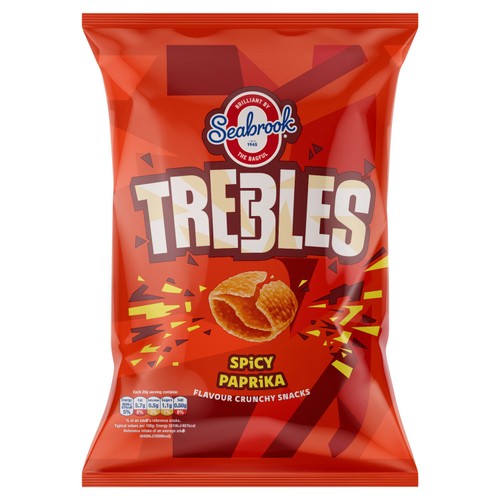 Seabrook trebles spicy paprika