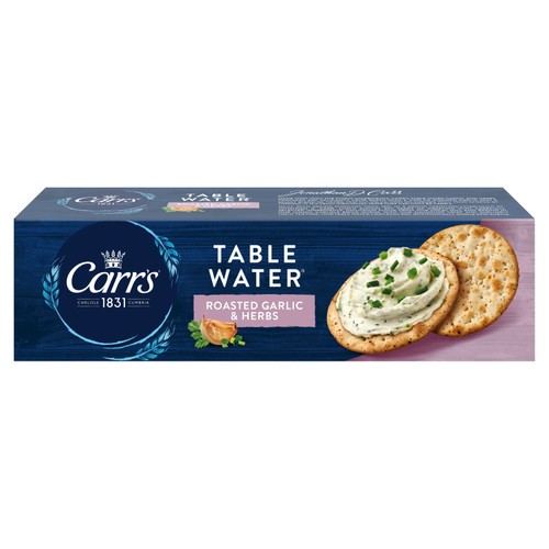 Carrs Table Water Garlic And Herb 