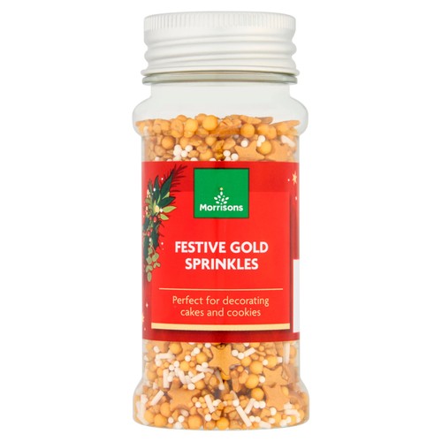 Morrisons Gold Sprinkles 70g