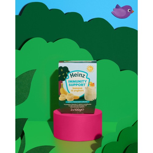Heinz Banana & Yoghurt Immunity Support Pot 6+ Months 2x100g