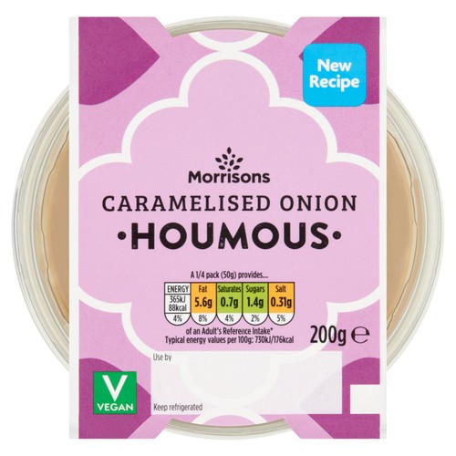 Morrisons caramelised onion houmous