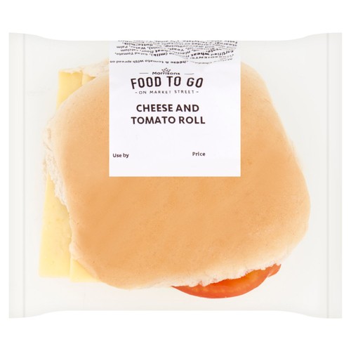 Morrisons cheese and tomato roll
