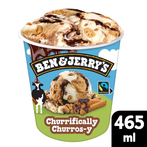 Ben & Jerry's Churrifically Churros-y Ice Cream Tub 465ml