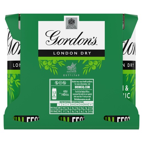 Gordons G&T 6X250Ml