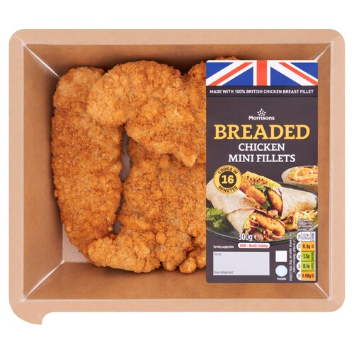 Morrisons Breaded Chicken Mini Fillets 