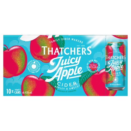 Thatchers Juicy Apple Cider 10x440ml