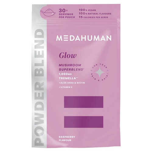 MEDAHUMAN Glow Mushroom Superblend Powder