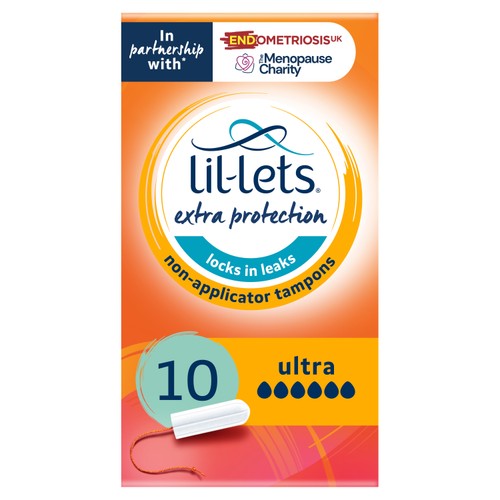 Lil-Lets Smartfit 10 Non-Applicator Tampons Ultra