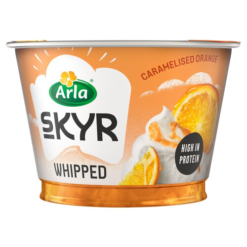 Arla Skyr Whipped Orange Caramel Yoghurt 