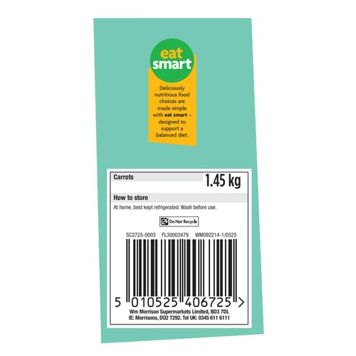Morrisons Wonky Carrots 1.45kg