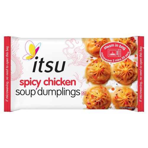 itsu 6 spicy chicken soup dumplings 168g