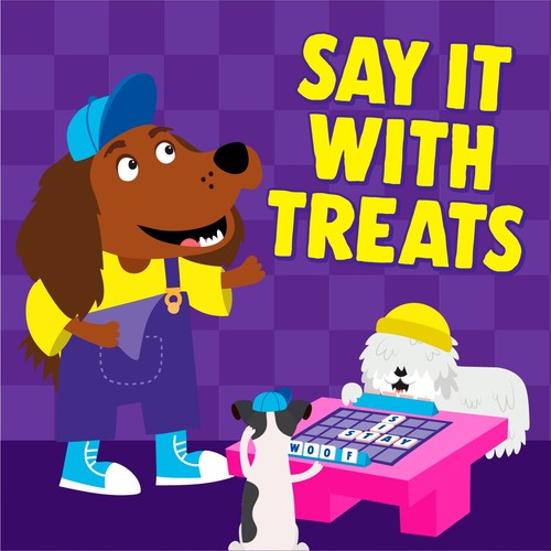 Denzel's Letters Peanut Butter & Banana Dog Treats 90g