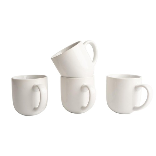 Morrisons 4Pk Coloured Mugs