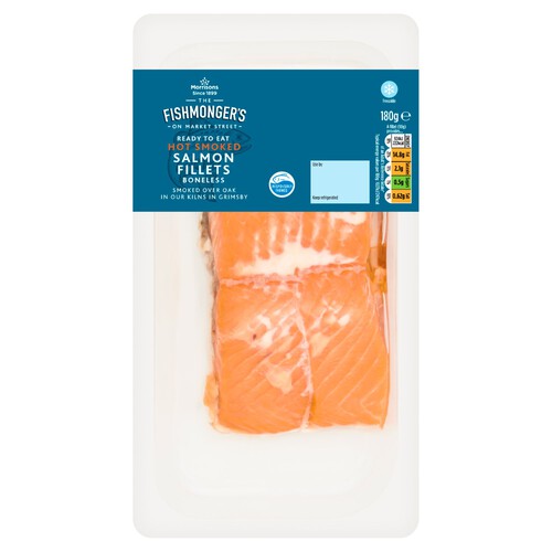 Morrisons Market Street 2 Hot Smoked Salmon Fillets 