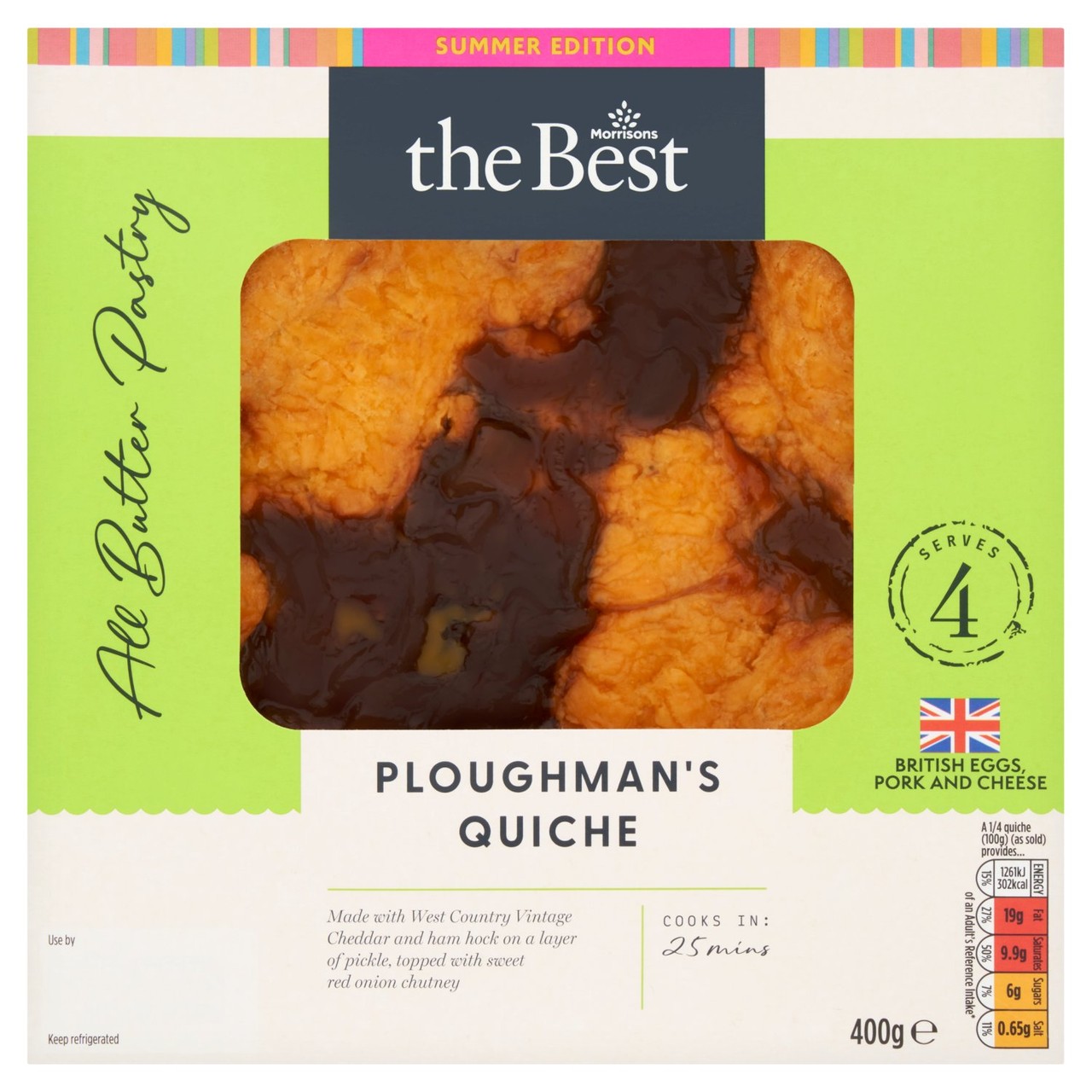 Morrisons The Best Ploughman's Quiche 400g