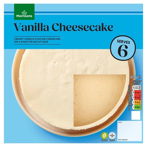 Morrisons vanilla cheesecake