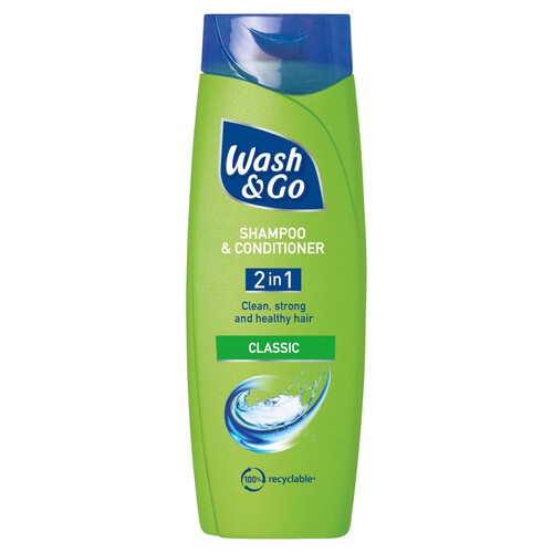 Wash & Go Shampoo & Conditioner 2 In 1 Classic