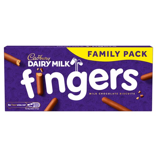 Cadbury Dairy Milk Chocolate Fingers Biscuits