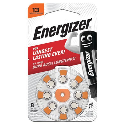 Energizer Zinc Hearing Aid Batteries Size 13 