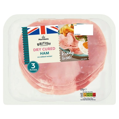 Morrisons British Dry Cured Ham   120g