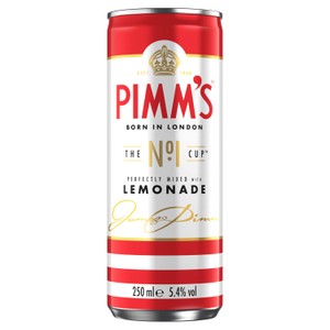Pimm's No.1 and Lemonade Ready to Drink premix 5.4% vol   250ml
