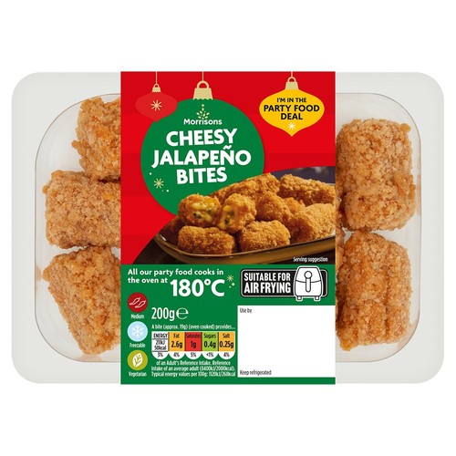Morrisons 10 Cheesy Jalapeno Bites 200g