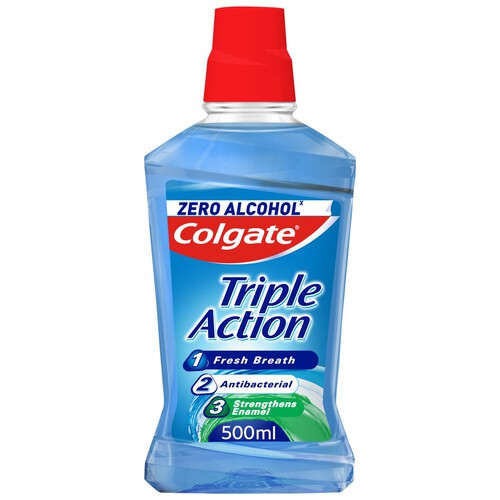 Colgate Triple Action Mouthwash Alcohol Free