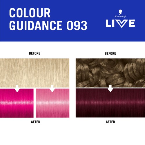 LIVE Colour Moment Semi-Permanent Hair Dye 093 Shocking Pink