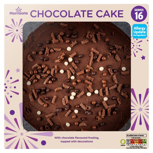 Morrisons chocolate celebration cake