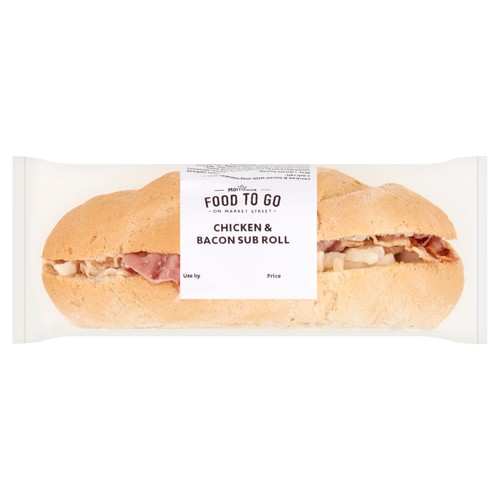 Morrisons chicken and bacon sub roll