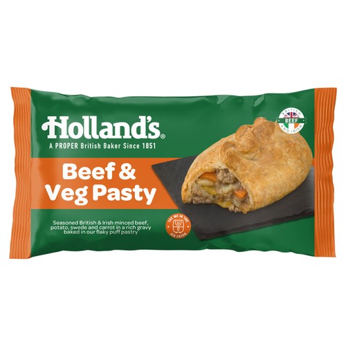 Holland's Beef & Vegetable Pasty 183g
