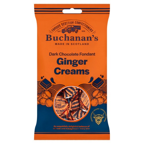 Buchanan's Dark Chocolate Fondant Ginger Creams 120g