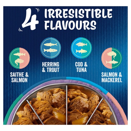 Felix Doubly Delicious Ocean Recipes In Jelly Wet Cat Food 12x85g