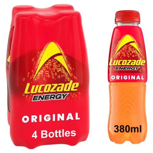 Lucozade Energy Drink Original 4 Pack