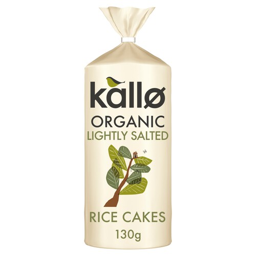 Kallo Organic Lightly Salted Wholegrain Low Fat Rice Cakes