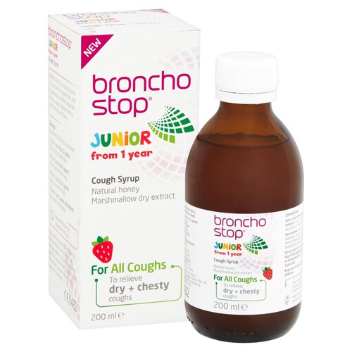 Bronchostop Junior From 1 Year Cough Syrup 200Ml