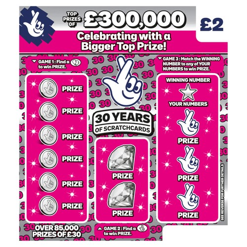 (SC) £300,000 Birthday Scratch Card