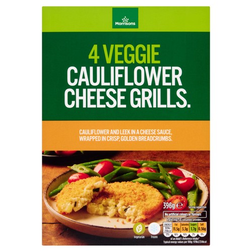 Morrisons 4 Cauliflower Cheese Grills