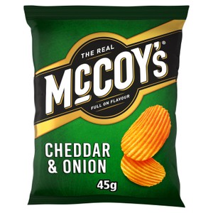 Mccoy's Cheddar & Onion Grab Bag Crisps 45G