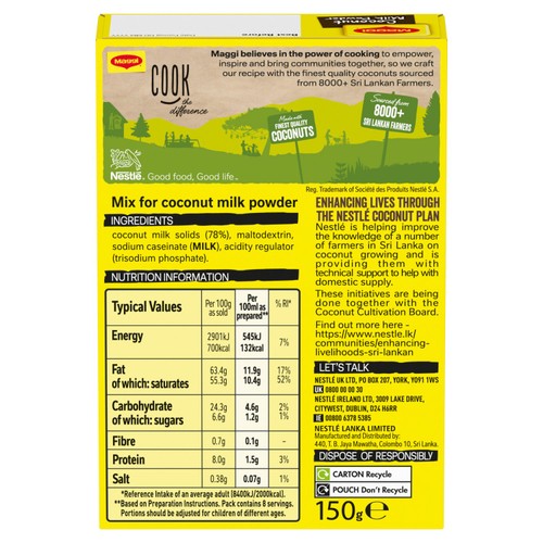 Maggi Coconut Milk Powder Mix 150g