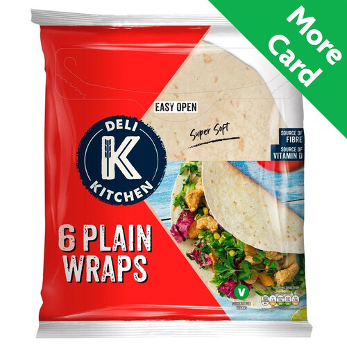 Deli Kitchen Plain Wraps 