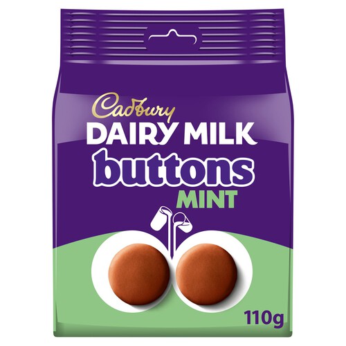 Cadbury dairy milk chocolate buttons mint